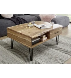 Stolik kawowy MUSTIQUE 110 cm akacja*MCA Outlet