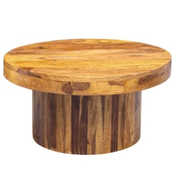 Stolik kawowy NADOR 60 cm drewno sheesham*WOHNLING, GERMANY Online