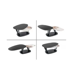 Stolik kawowy obrotowy MOVI 95 cm - 160 cm cermika optyka kamienia*Invicta Interior Outlet