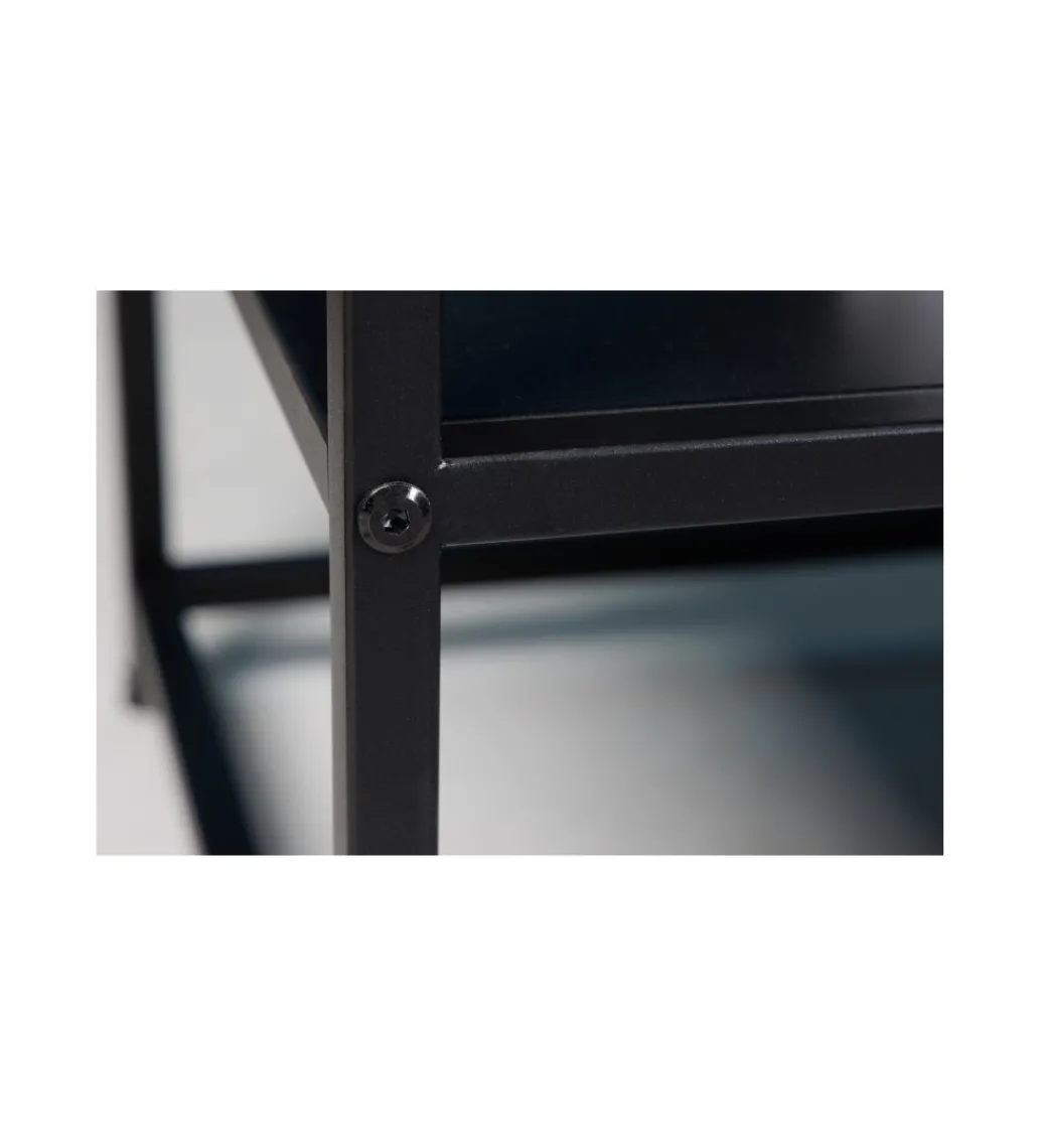 Stolik kawowy OLIMPIA 50 cm czarny*Invicta Interior