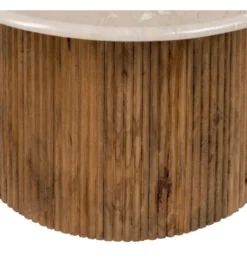 Stolik kawowy OPAK 76 cm drewno mango naturalny*Zona-Design Sale