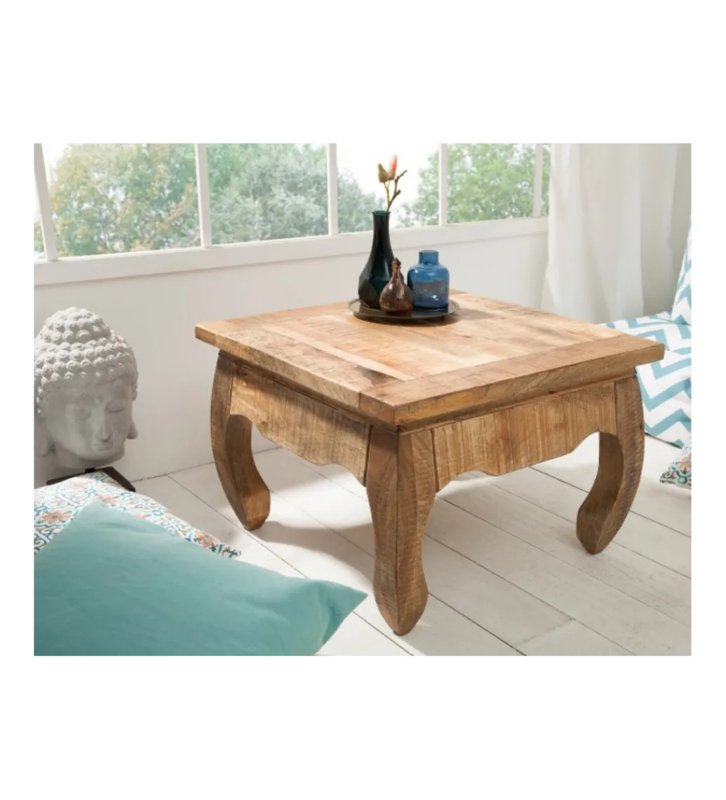 Stolik kawowy Opium Antique 60 cm drewno Mango*Invicta Interior Hot
