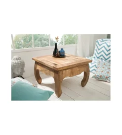 Stolik kawowy Opium Antique 60 cm drewno Mango*Invicta Interior Hot
