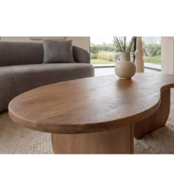 Stolik kawowy ORGANIC 120 cm drewno mango*Invicta Interior - przedsprzedaż Sale