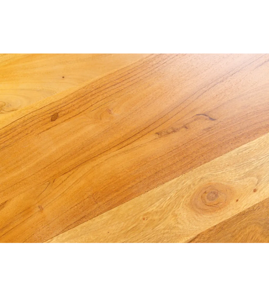 Stolik kawowy ORGANIC LIVING 70 cm drewno akacja miodowe*Invicta Interior