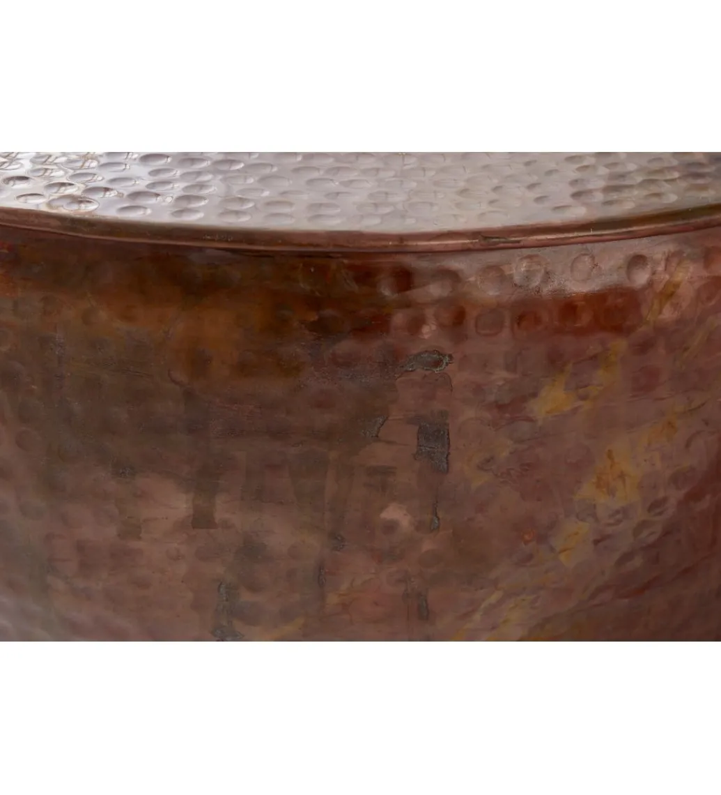 Stolik kawowy Orient II 60 cm antyczna miedź*Invicta Interior Sale