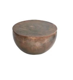 Stolik kawowy Orient II 60 cm antyczna miedź*Invicta Interior Sale