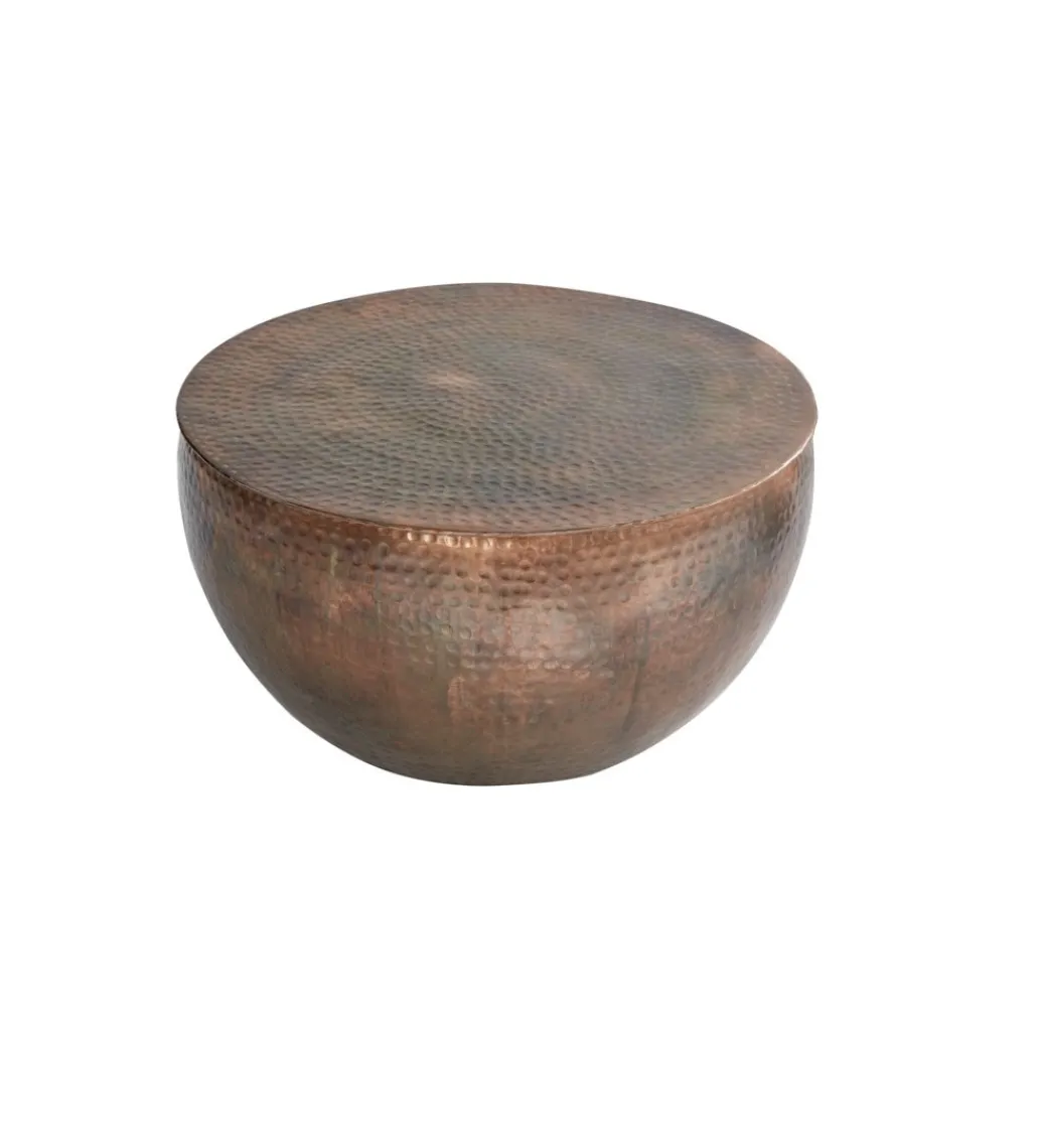 Stolik kawowy Orient II 60 cm antyczna miedź*Invicta Interior Sale