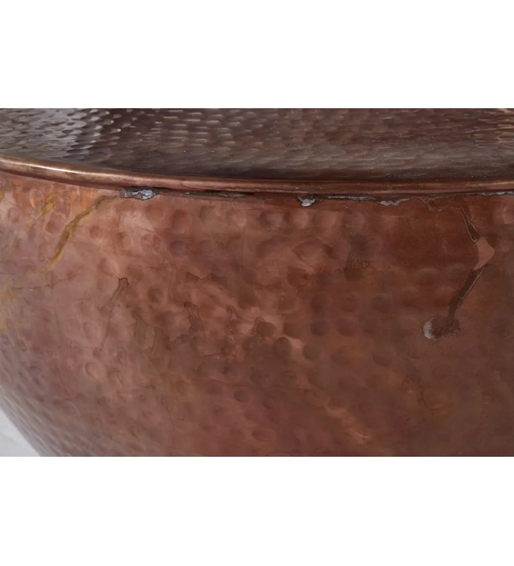 Stolik kawowy Orient II 60 cm antyczna miedź*Invicta Interior Sale