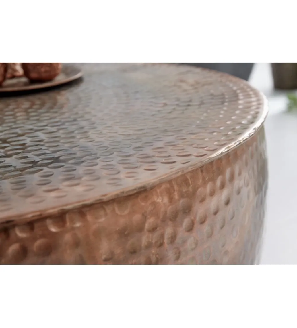 Stolik kawowy Orient II 60 cm antyczna miedź*Invicta Interior Sale
