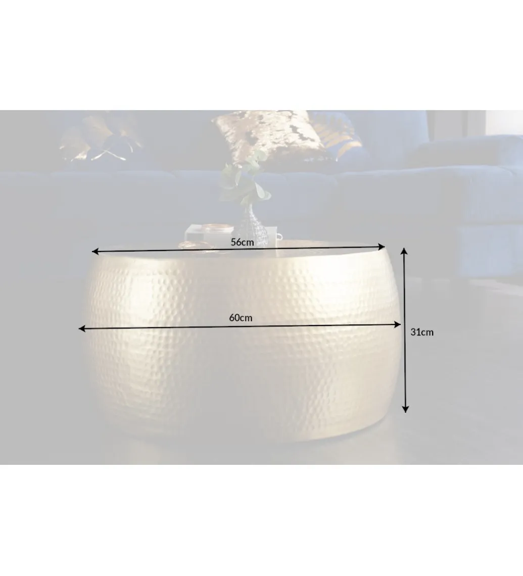 Stolik kawowy Orient II 60 cm złoty*Invicta Interior Sale