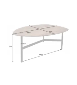 Stolik kawowy PARMIO 85 cm drewno sheesham*Invicta Interior Online
