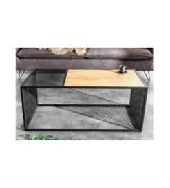 Stolik kawowy PASCAL 100 cm w optyce dąb dziki*Invicta Interior Hot