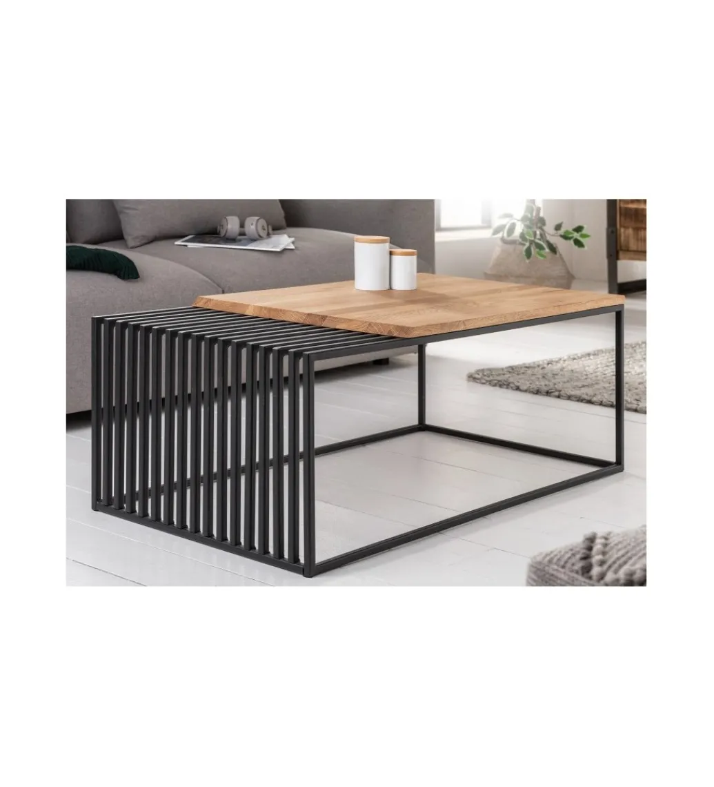 Stolik kawowy PASCAL dąb 100 cm*Invicta Interior Outlet