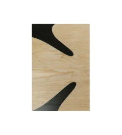 Stolik kawowy PETAL 90 cm naturalny czarny*KARE Sale