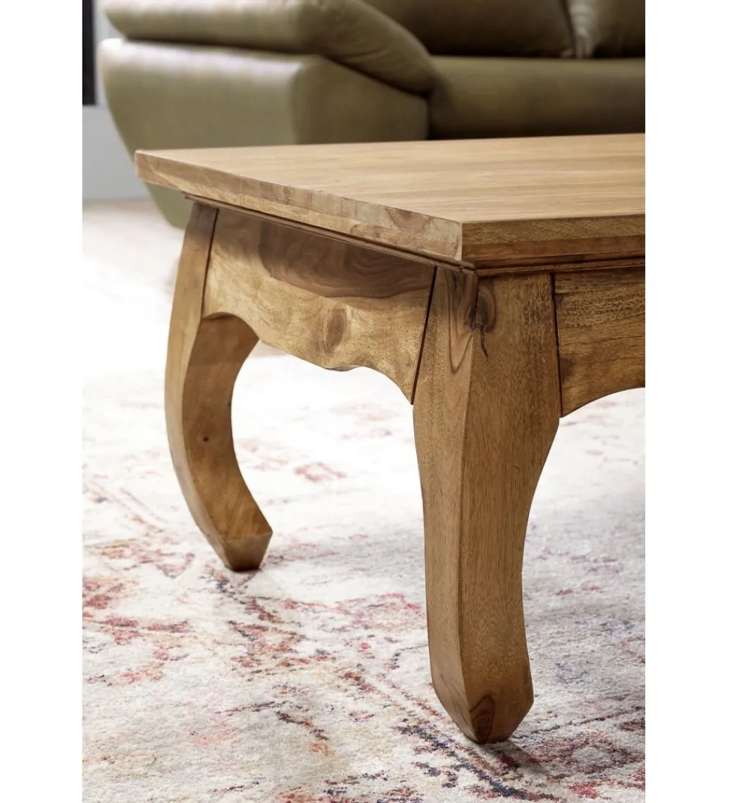 Stolik kawowy PINAR 110 cm drewno akacja*WOHNLING, GERMANY Best