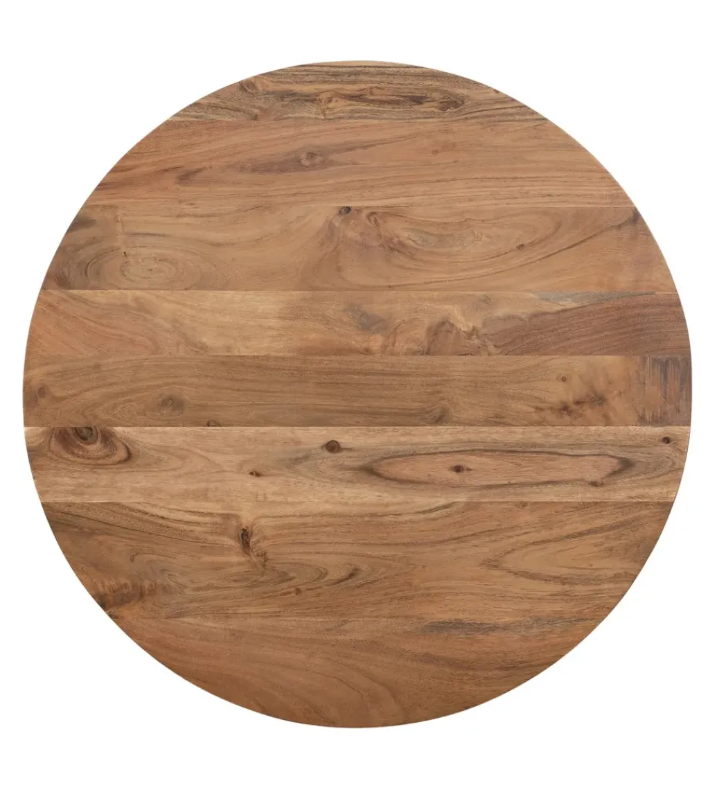 Stolik kawowy PIRLO SET II drewno akacja*Zona-Design