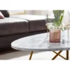 Stolik kawowy PLYMO 120 cm w optyce marmuru*WOHNLING, GERMANY Best
