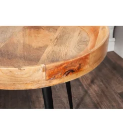 Stolik kawowy Pure Nature 45 cm naturalne mango*Invicta Interior - przedsprzedaż Discount