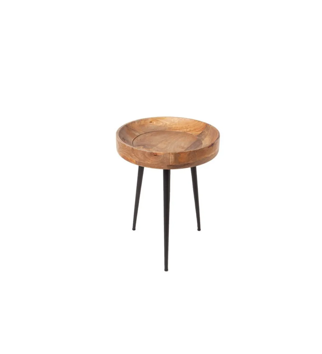 Stolik kawowy Pure Nature 35 cm naturalny mango*Invicta Interior - przedsprzedaż Discount
