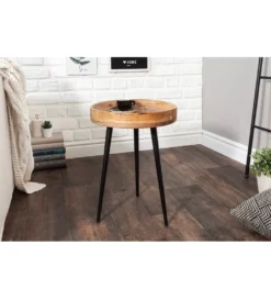 Stolik kawowy Pure Nature 35 cm naturalny mango*Invicta Interior - przedsprzedaż Discount