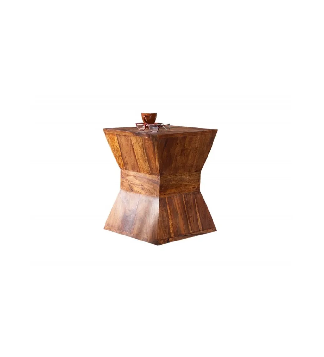 Stolik kawowy Pyramid drewno Sheesham naturalny*Invicta Interior Discount