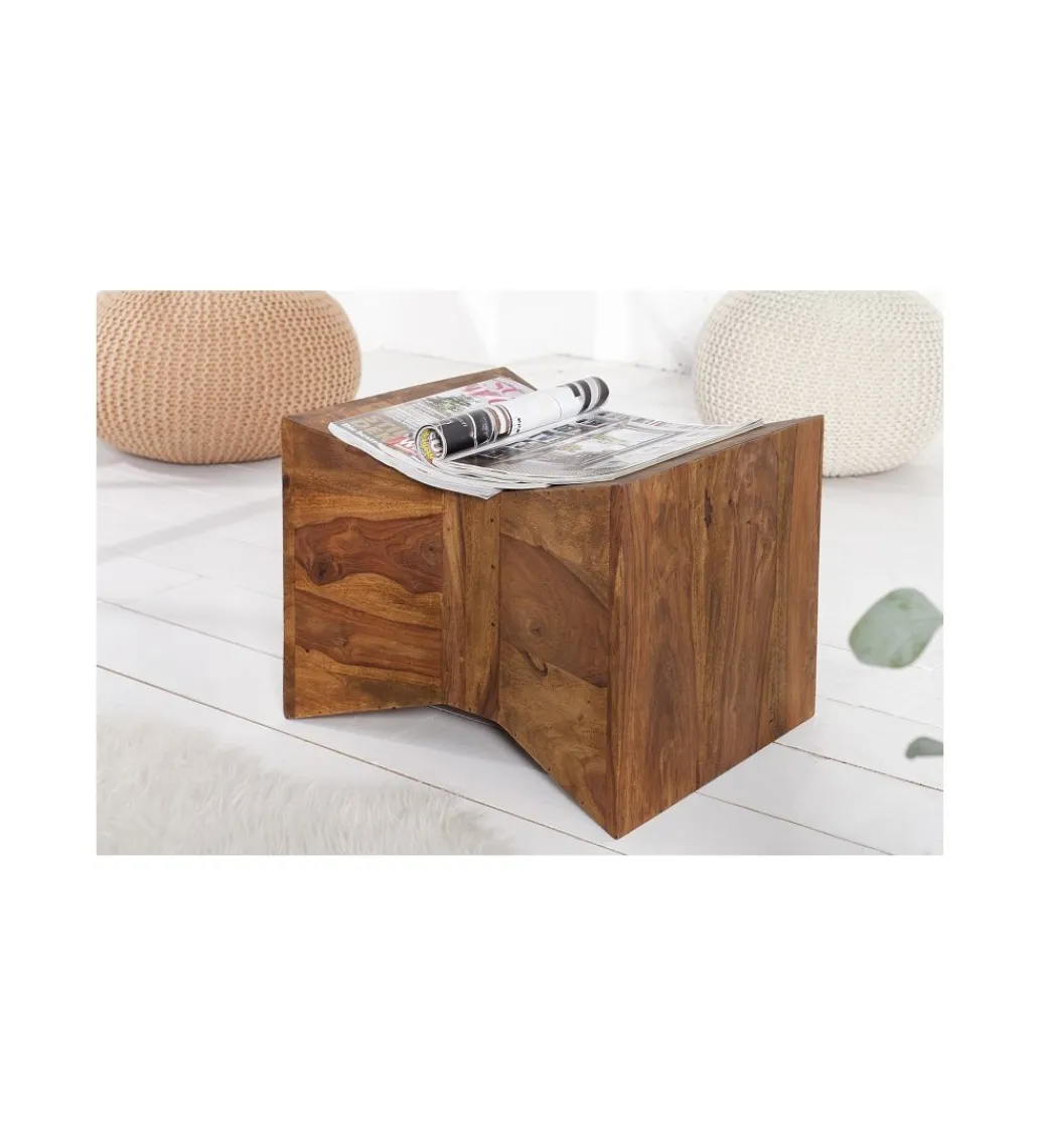 Stolik kawowy Pyramid drewno Sheesham naturalny*Invicta Interior Discount