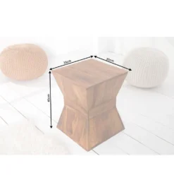 Stolik kawowy Pyramid drewno Sheesham naturalny*Invicta Interior Discount