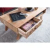 Stolik kawowy REWA 95 cm drewno akacja*WOHNLING, GERMANY New