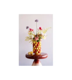 Stolik kawowy RICI 60 cm gradient czerwony*KARE Online