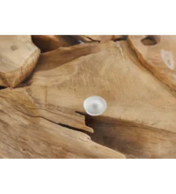 Stolik kawowy RIVERSIDE 80 cm drewno teak bez szkła*Invicta Interior Clearance