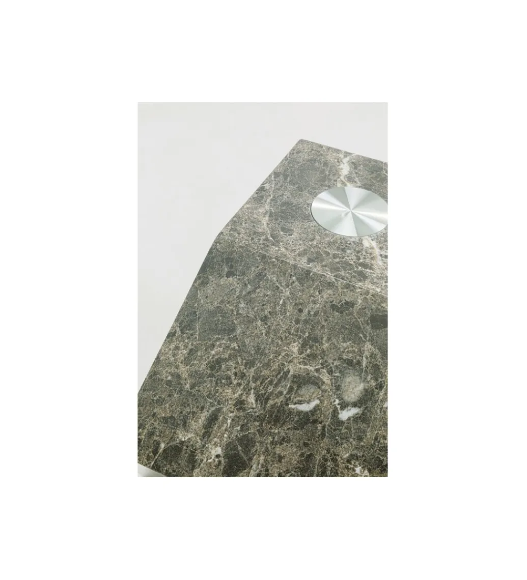 Stolik kawowy ROCKY 90 cm szary marmur*KARE Discount
