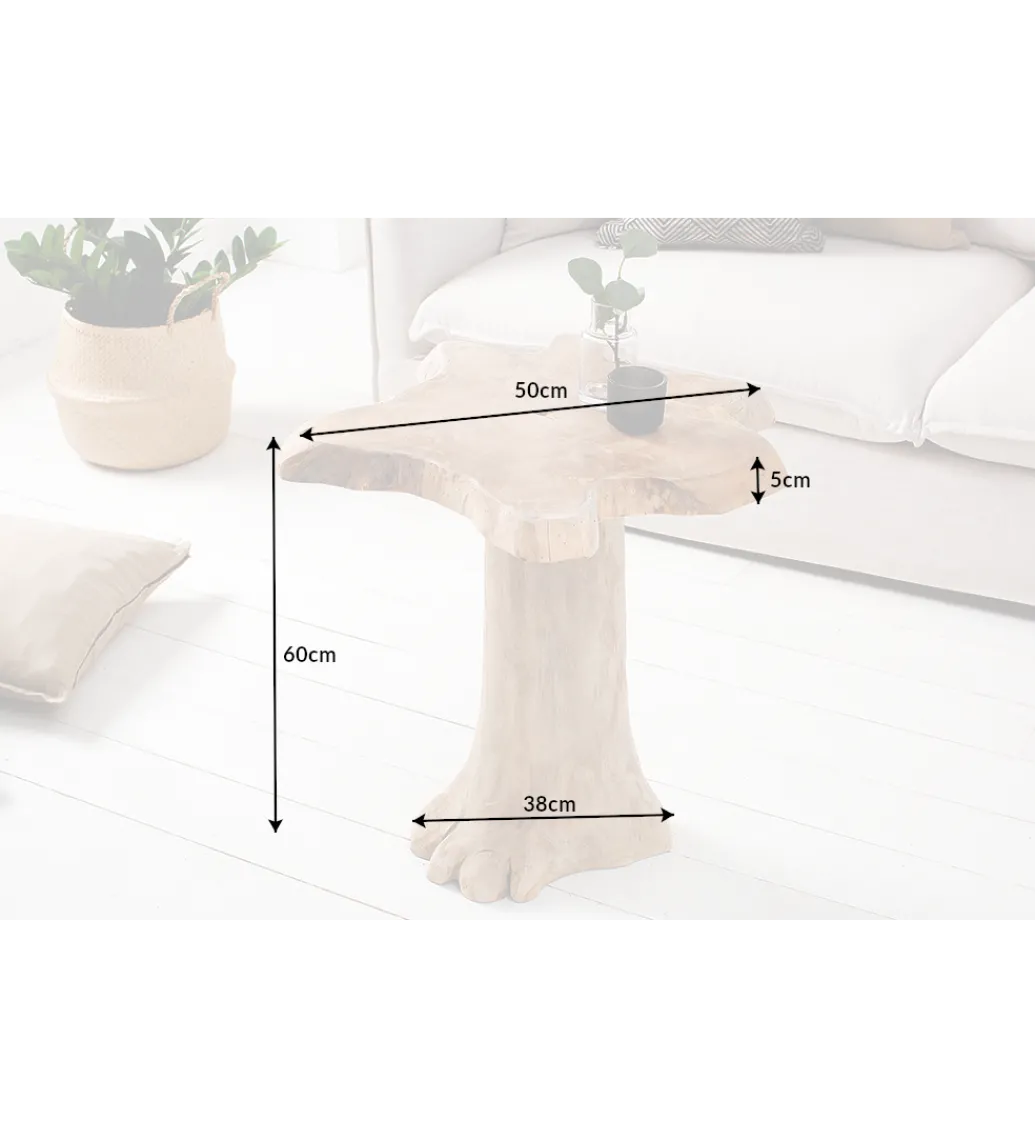 Stolik kawowy Root 60 cm drewno Teak*Invicta Interior Sale