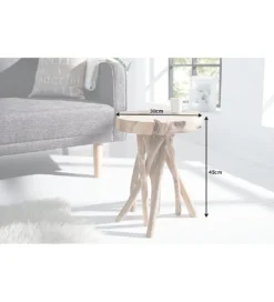 Stolik kawowy Root drewno Teak*Invicta Interior Online