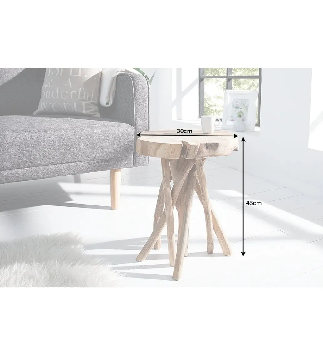 Stolik kawowy Root drewno Teak*Invicta Interior Online