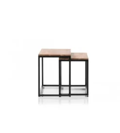 Stolik kawowy SAKURA set 2 dębowe*MCA