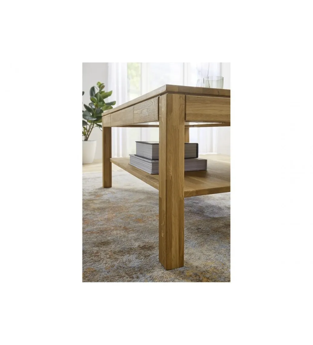 Stolik kawowy SALEM 115 cm dąb lity sękaty*MCA Sale