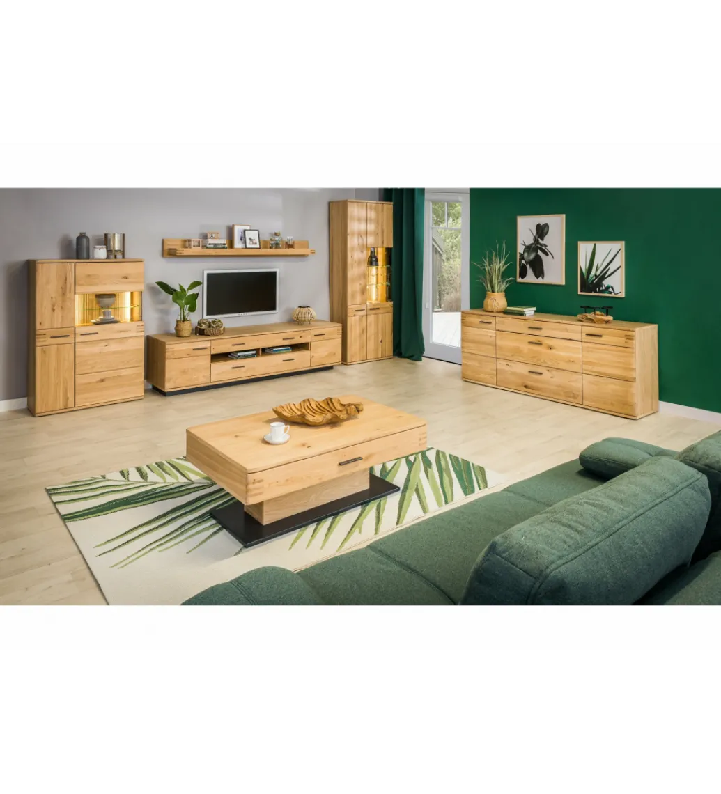 Stolik kawowy SALVADOR 115 cm w optyce dębu naturalny*MCA Hot