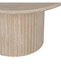 Stolik kawowy SAMETR 90 cm jasnobeżowy*Zona-Design Outlet