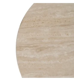 Stolik kawowy SAMETR 90 cm jasnobeżowy*Zona-Design Outlet