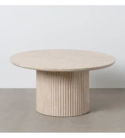 Stolik kawowy SAMETR 90 cm jasnobeżowy*Zona-Design Outlet