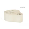Stolik kawowy SANDI  Organic 83 cm kremowy*LF-Design Sale