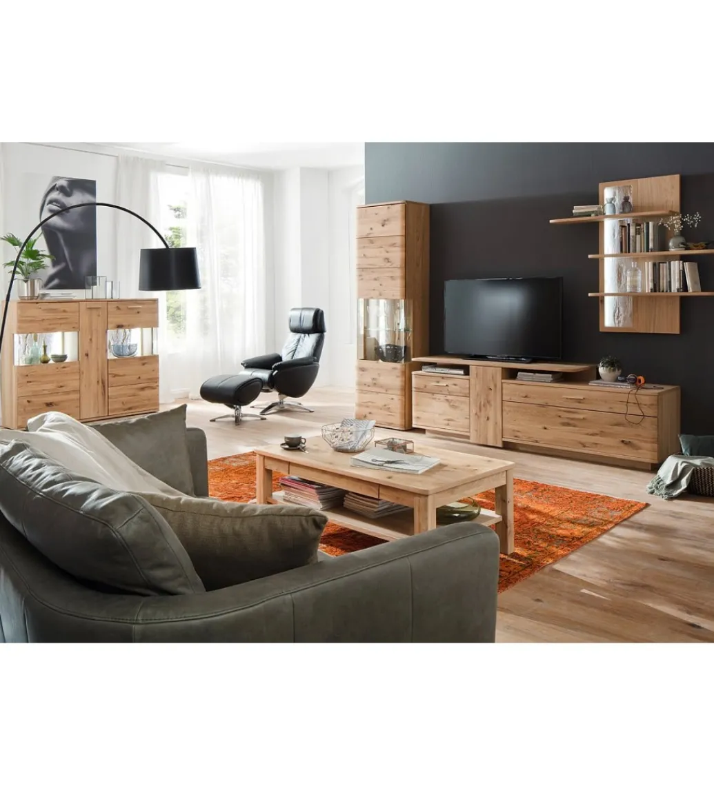 Stolik kawowy SANTORI 117 cm dębowy*MCA Sale