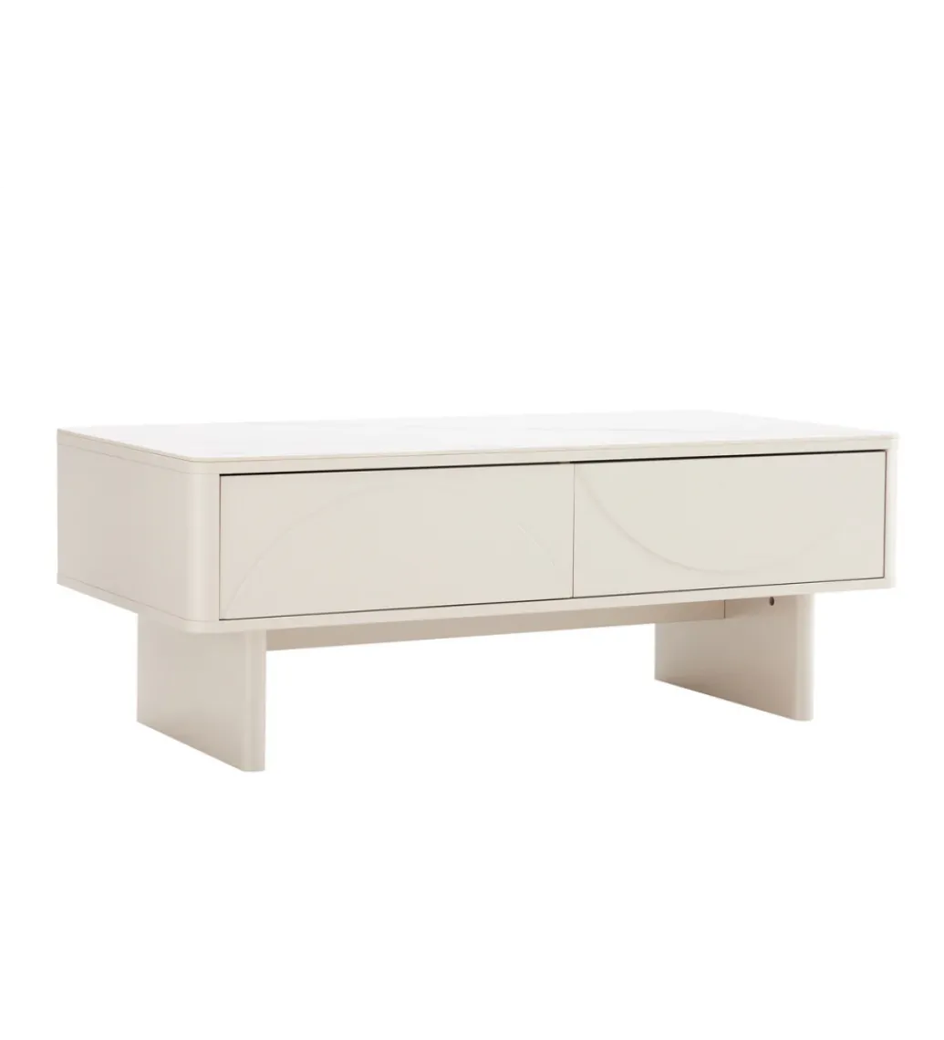 Stolik kawowy SAVOY 120 cm biały*Invicta Interior Online