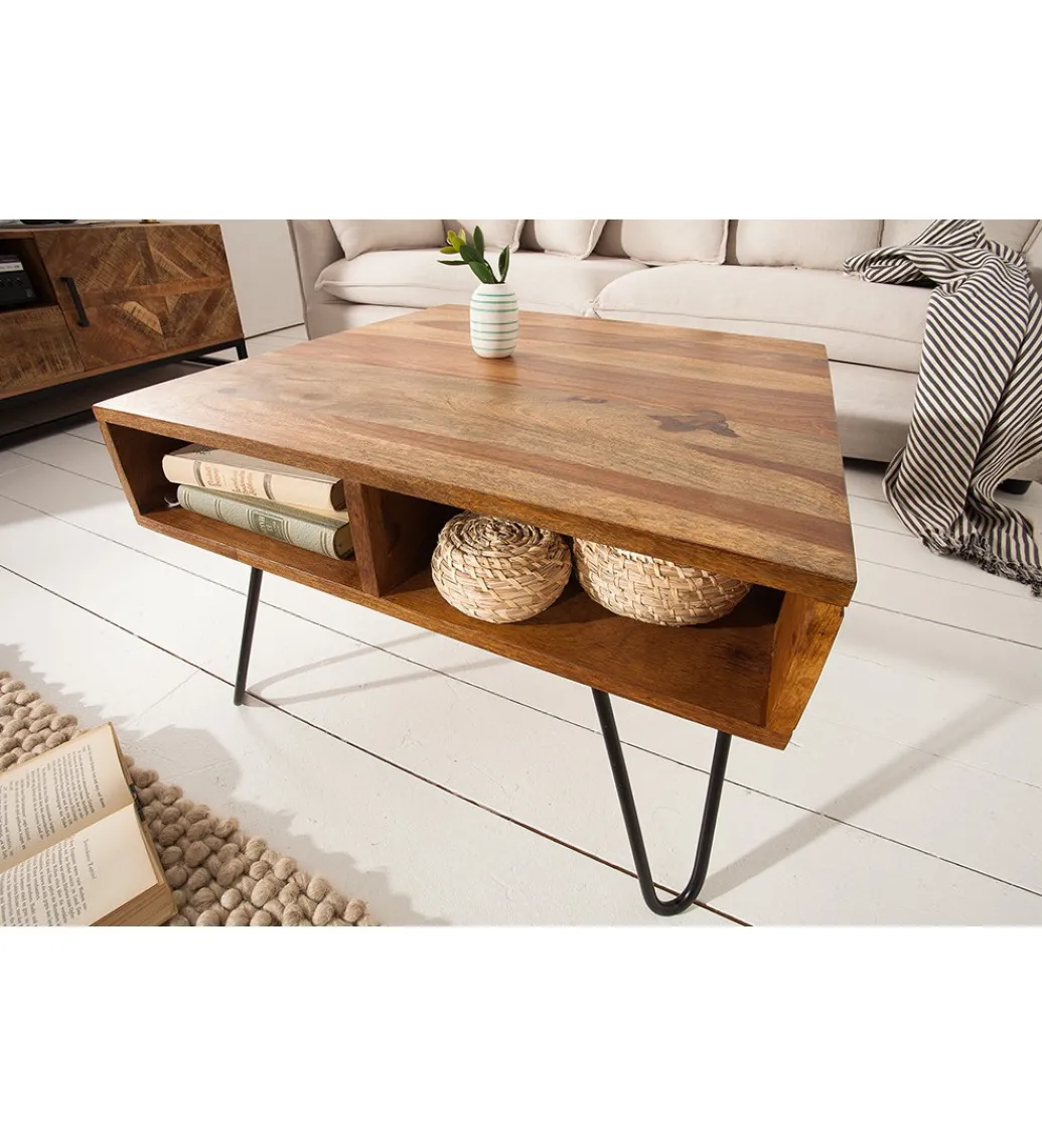 Stolik kawowy Scorpion 60 cm drewno Sheesham*Invicta Interior Sale