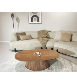 Stolik kawowy SELVETOR 120 cm drewno mango*LF-Design Hot