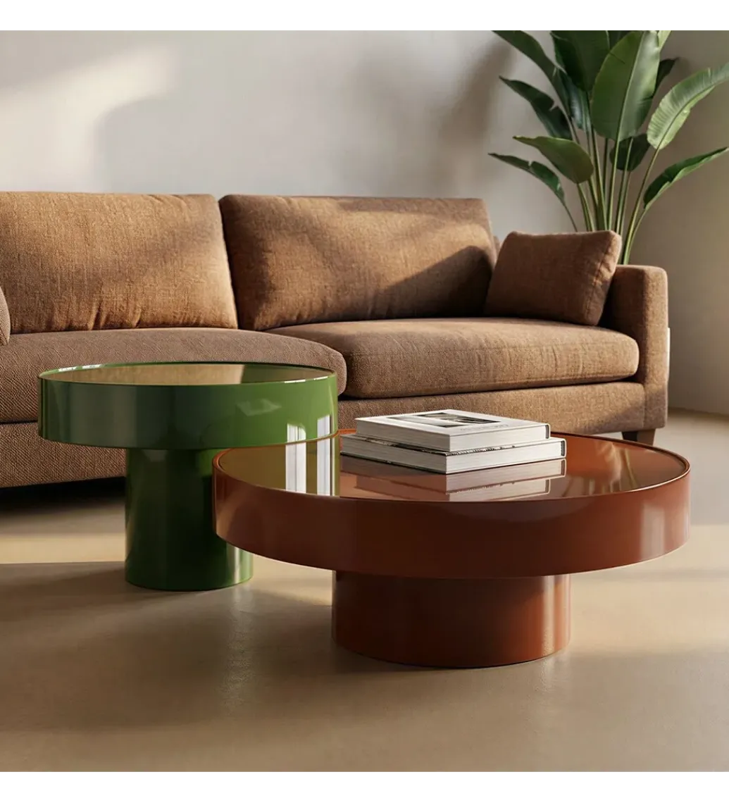 Stolik kawowy SERMAK 60 cm zielony*Zona-Design Discount