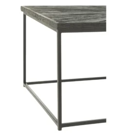 Stolik kawowy Shanil 120 cm drewno czarny*J-Line