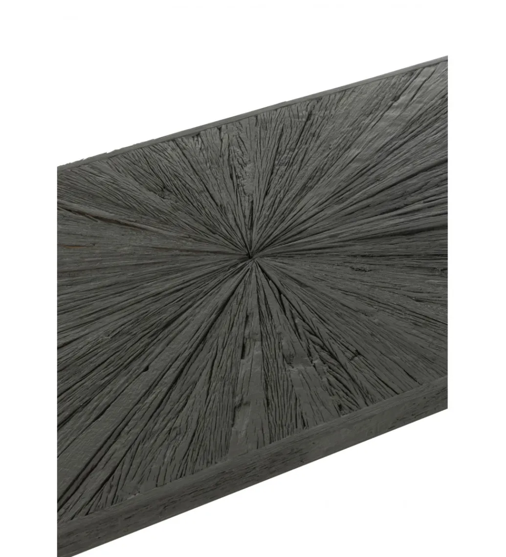 Stolik kawowy Shanil 120 cm drewno czarny*J-Line