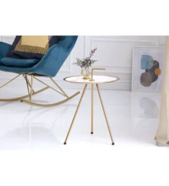 Stolik Kawowy Simply Clever 42 cm biały*Invicta Interior Best